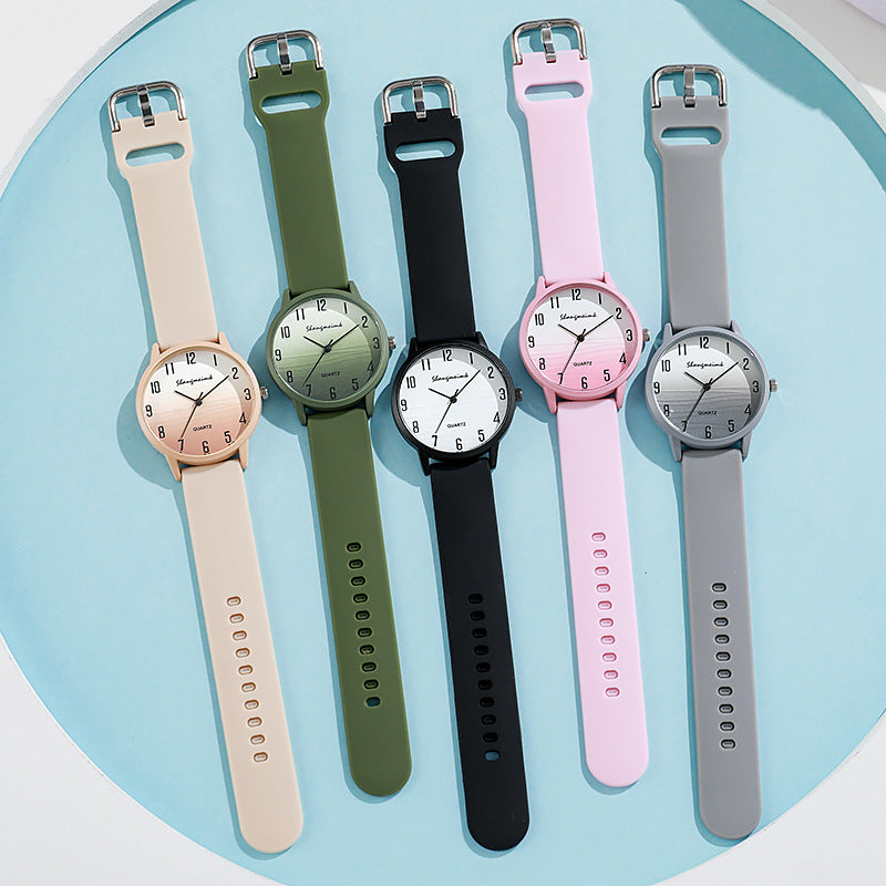 Casual Simple Jelly Color Women's Watch
